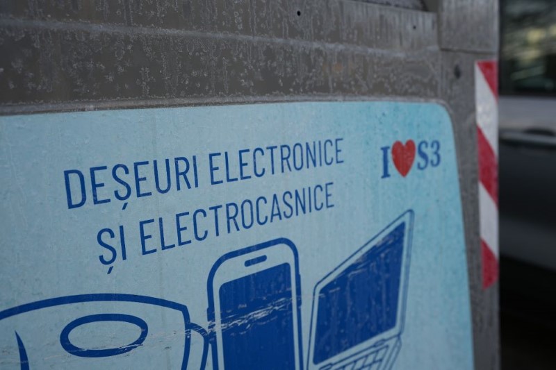 Colectare selectivă pentru electronice mici, în Sectorul 3