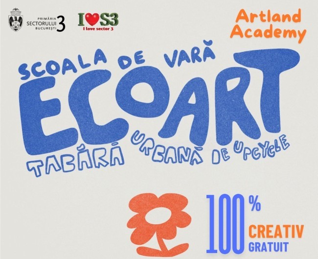 Ești în vacanță? Vino la EcoArt,  o tabără urbană de reciclare creativă!